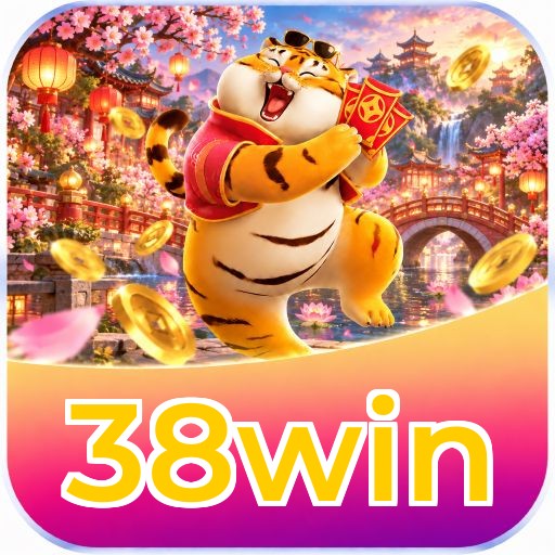 Interface da plataforma 38win mostrando slots populares e bônus de boas-vindas